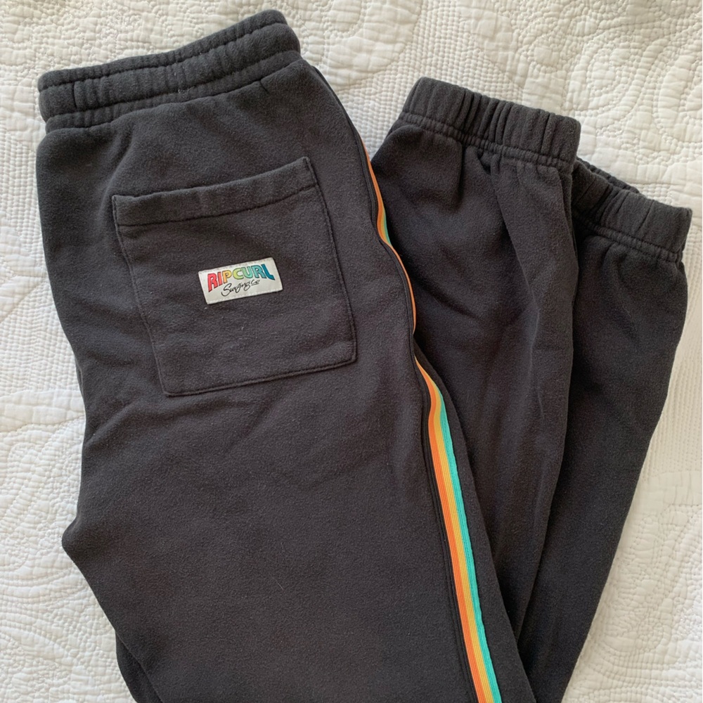 Men’s Rip Curl Surfing Co Black Sweatpants